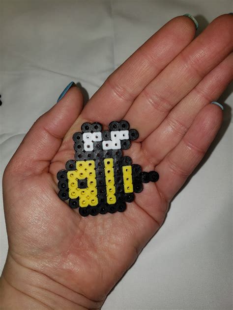 Keep the children busy with these bee Perler Beads and ladybug crafts. . Bee perler beads